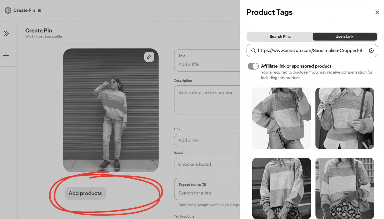 A visual guide to using Pinterest's Shop the Look feature
