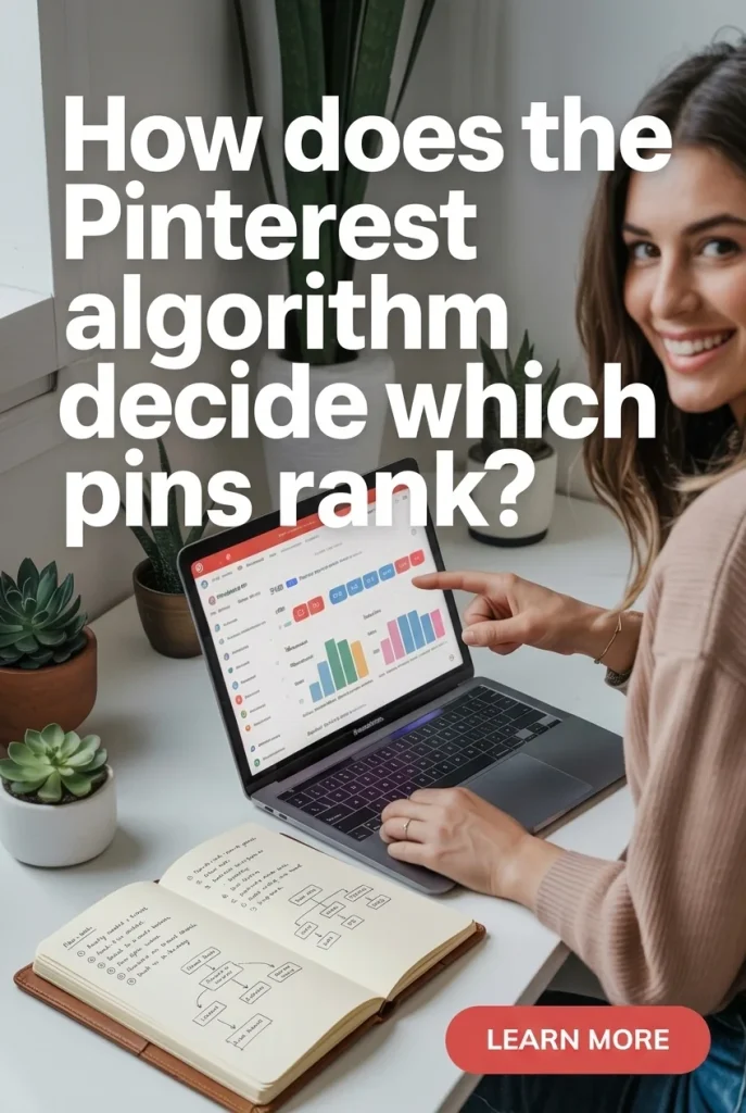 Illustration explaining Pinterest search ranking algorithm