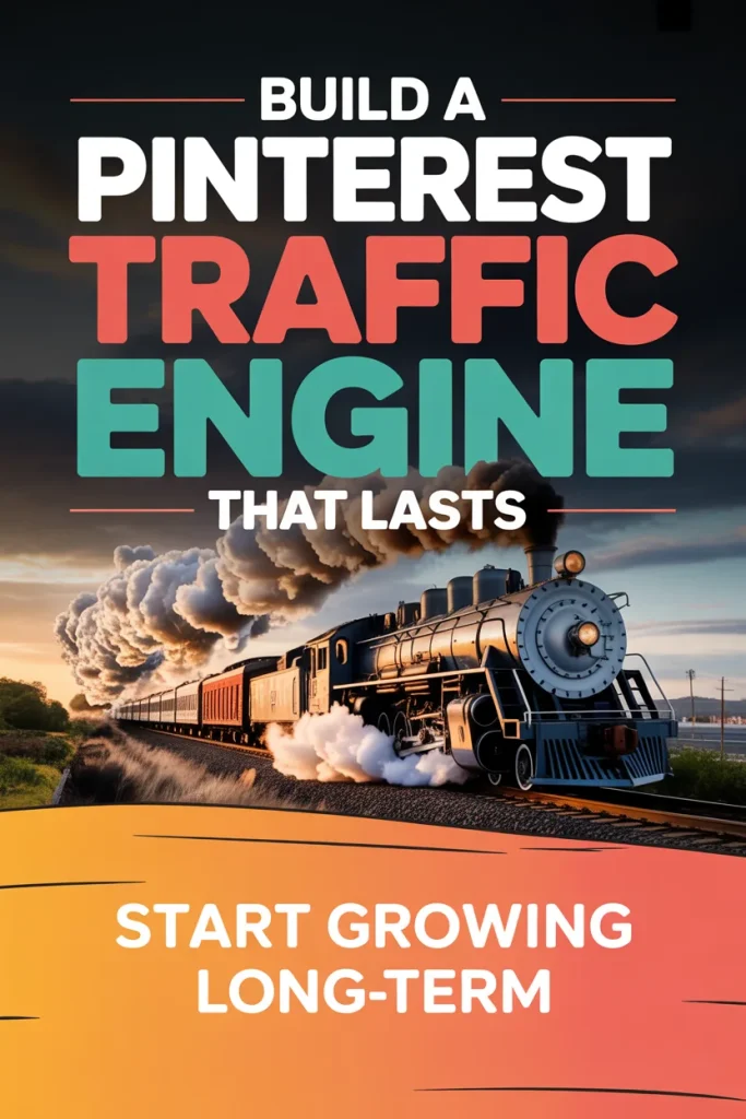 A vibrant promotional pin showcasing Pinterest strategies for 2026
